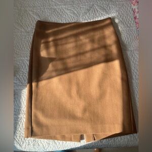 J. Crew Tan Pencil Skirt